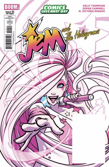 Jem and the Holograms/My Little Pony Flipbook Cover